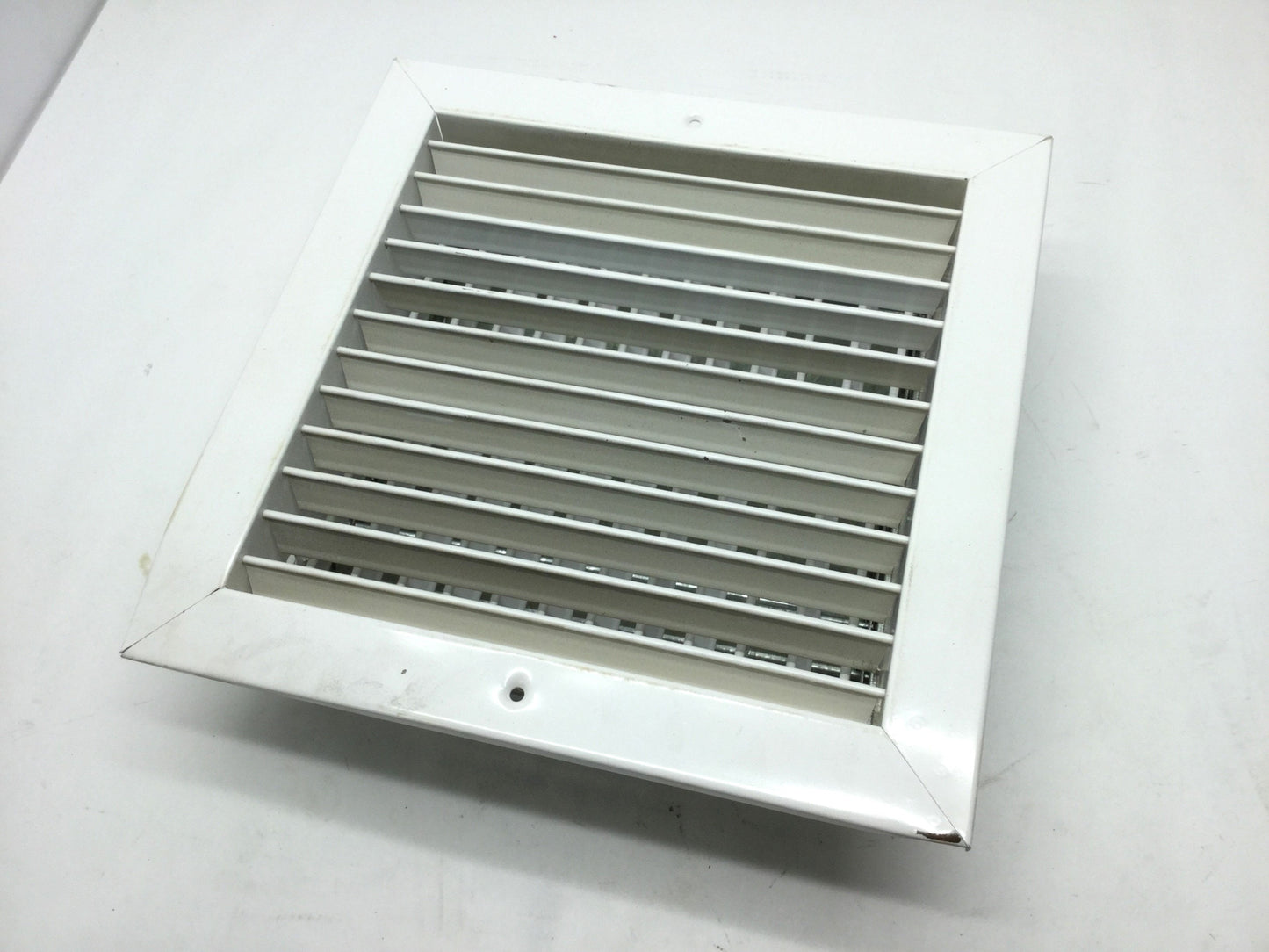 Used Titus 300RS Steel Double Deflection Supply Grille 10" x 10", 3/4" Blade Spacing