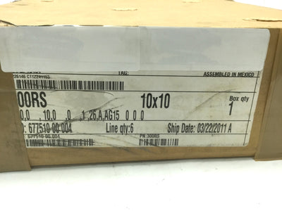 New Titus 300RS Steel Double Deflection Supply Grille 10" x 10", 3/4" Spacing