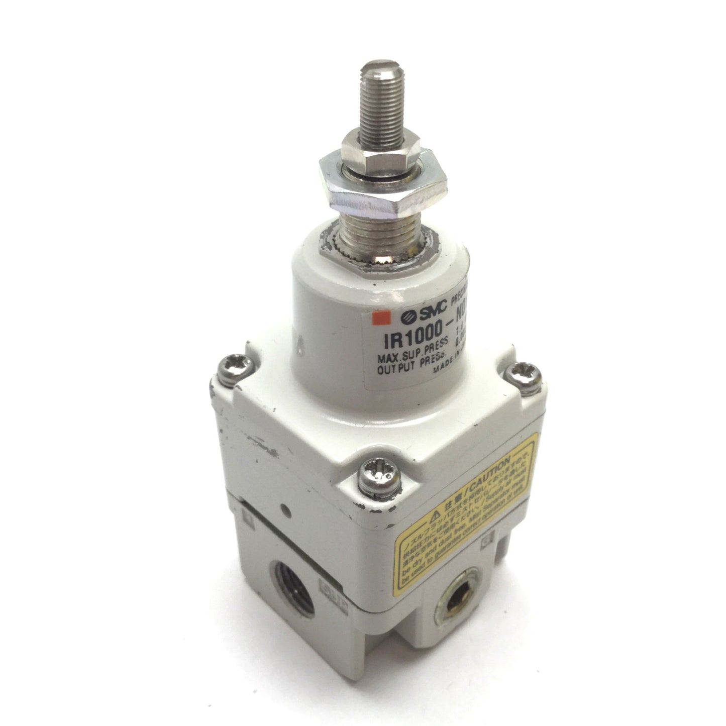 Used SMC IR1000-N01-X12 Precision Regulator, In 1MPa, Out 0.005-0.2MPa, 1/8" NPT