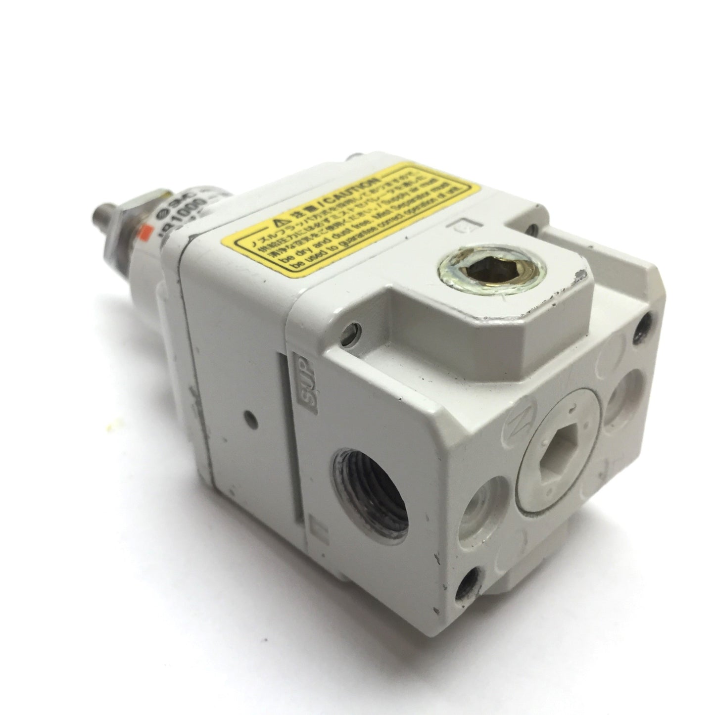 Used SMC IR1000-N01-X12 Precision Regulator, In 1MPa, Out 0.005-0.2MPa, 1/8" NPT