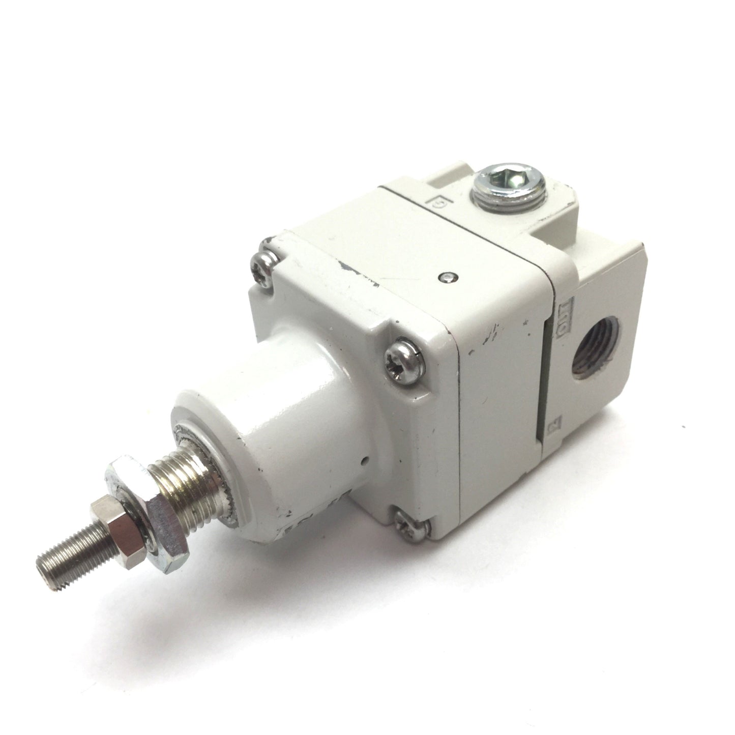 Used SMC IR1000-N01-X12 Precision Regulator, In 1MPa, Out 0.005-0.2MPa, 1/8" NPT