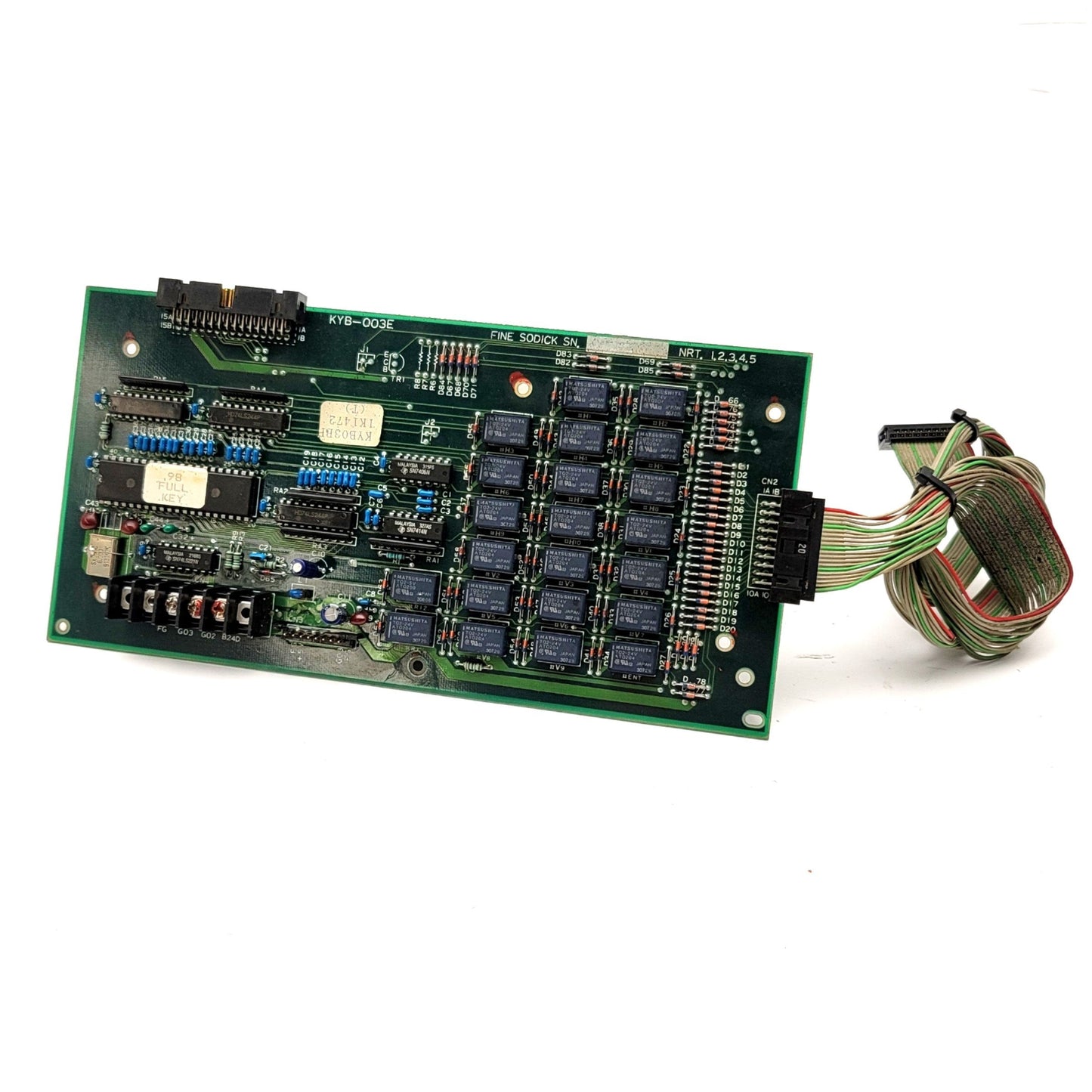 Used Fine Sodick KBY-003E KYB03BP Keyboard Control Card From EX21 Wire EDM Controller