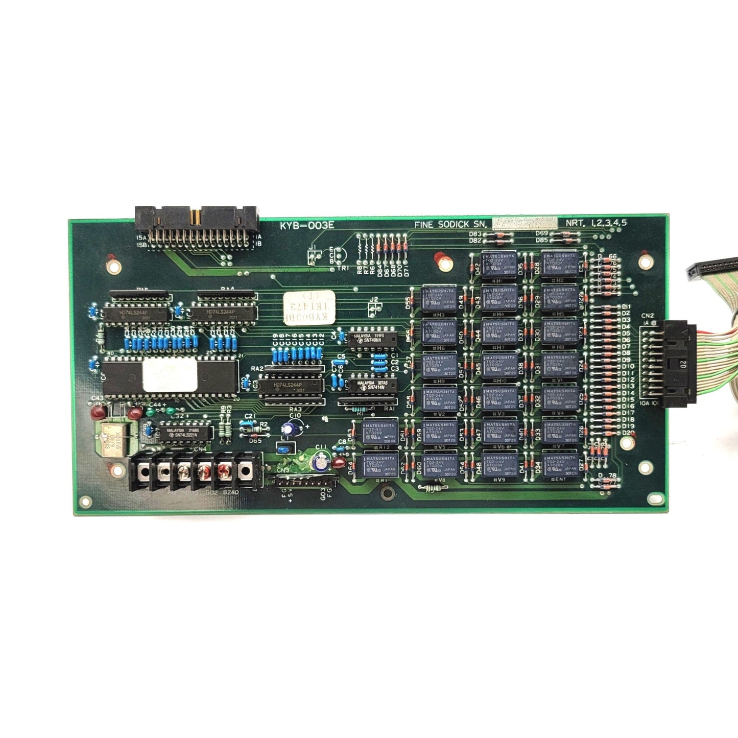 Used Fine Sodick KBY-003E KYB03BP Keyboard Control Card From EX21 Wire EDM Controller
