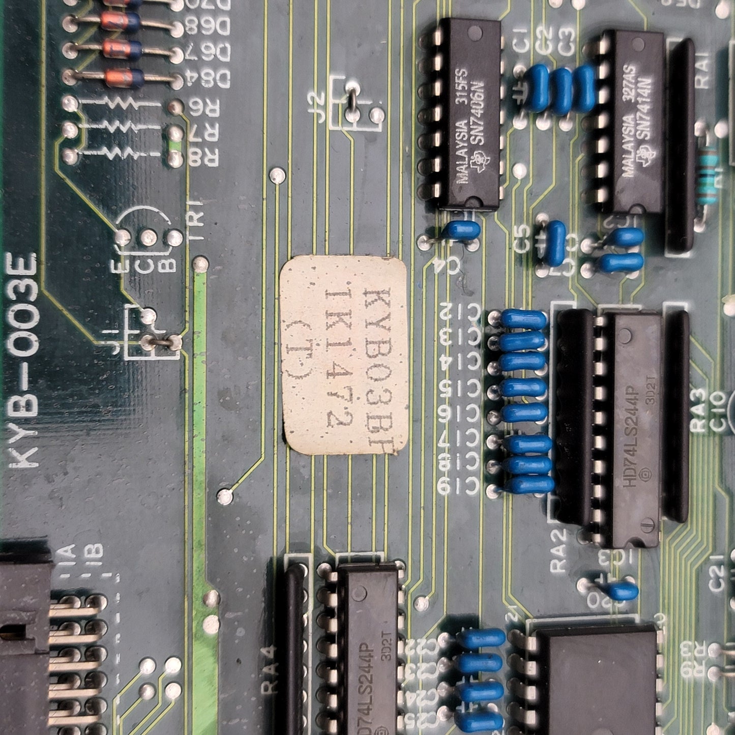 Used Fine Sodick KBY-003E KYB03BP Keyboard Control Card From EX21 Wire EDM Controller