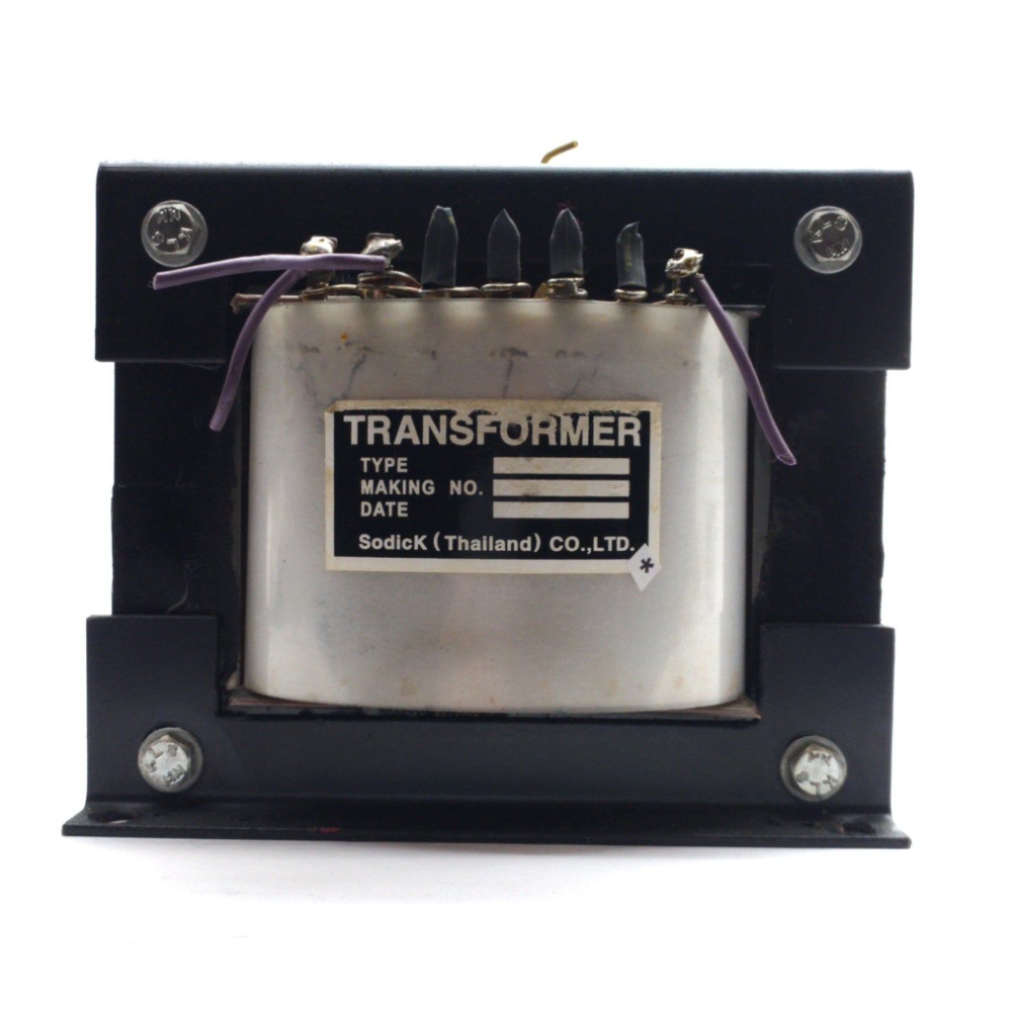 Used Sodick 2H-8003 Transformer, Pri: 100/140/200/220VAC, Sec: 2x 18/106/141/177VAC