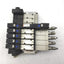 Used Bank of 5 SMC Solenoid Valves 4x NVZS2150-5FZ, NVZS2250-5FZ 5x NARBZS2000-00-P-1