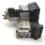 Used Bank of 5 SMC Solenoid Valves 4x NVZS2150-5FZ, NVZS2250-5FZ 5x NARBZS2000-00-P-1