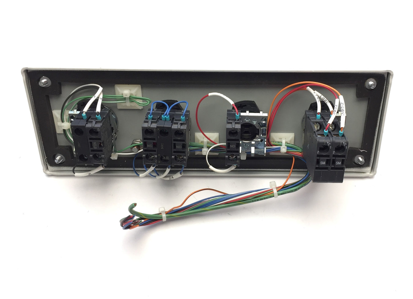 Used Hoffman E4PBG Pushbutton Enclosure, Allen Bradley E-Stop, Operator Panel