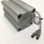 Used SMC RDQB50TF-50 Compact Air Cushioned Cylinder 50mm Bore, 50mm Stroke w/Switches