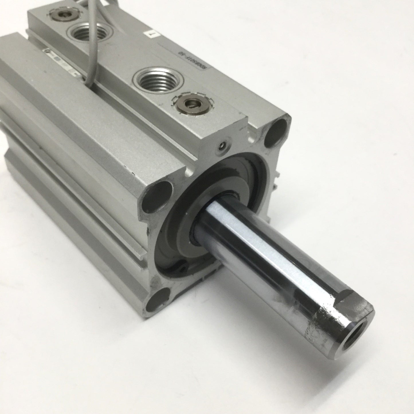 Used SMC RDQB50TF-50 Compact Air Cushioned Cylinder 50mm Bore, 50mm Stroke w/Switches