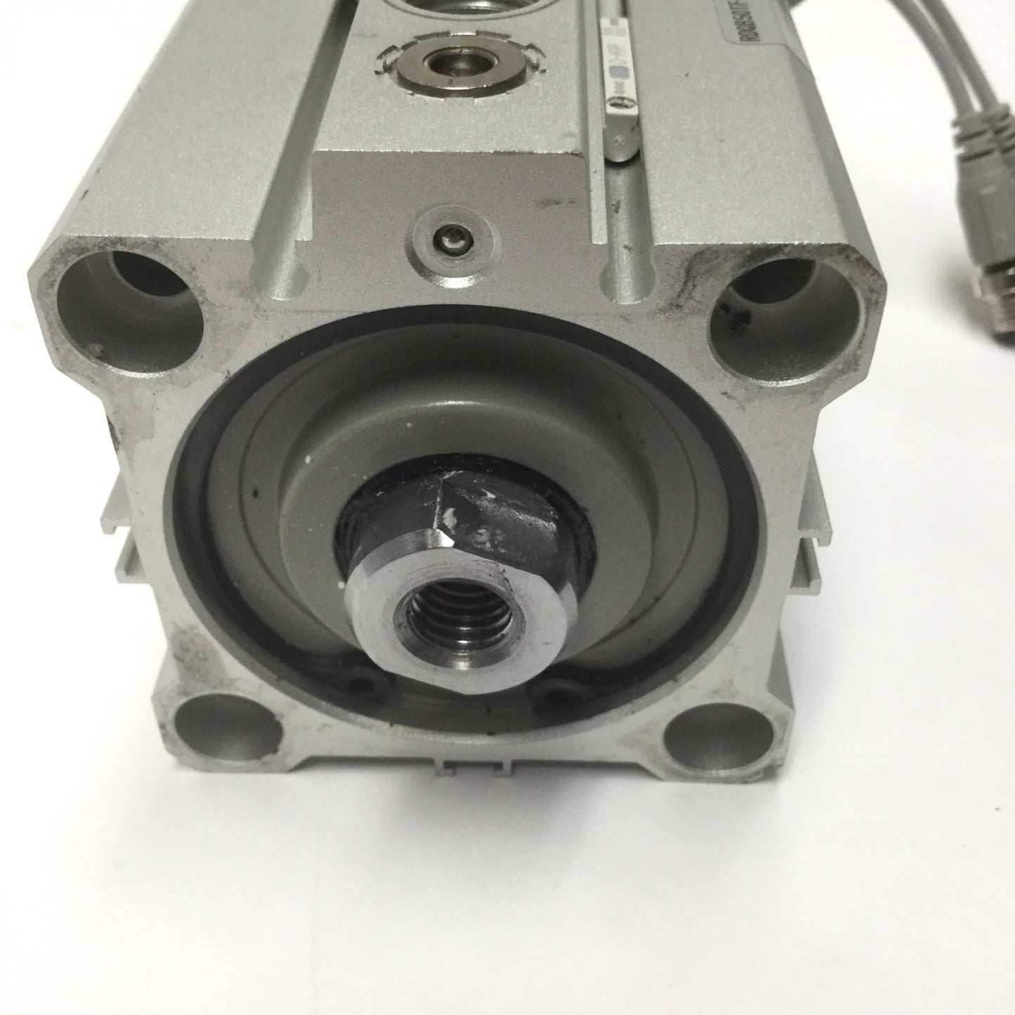Used SMC RDQB50TF-50 Compact Air Cushioned Cylinder 50mm Bore, 50mm Stroke w/Switches