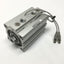 Used SMC RDQB50TF-50 Compact Air Cushioned Cylinder 50mm Bore, 50mm Stroke w/Switches