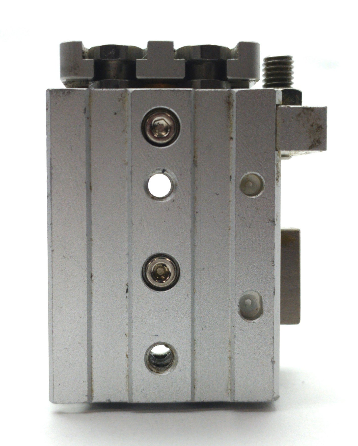Used SMC MXQ6L-10CS Air Cylinder Slide Table Actuator 10mm Stroke 6mm Bore M5 Ports