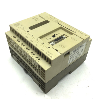 Used Siemens 6ES5 090-8MA01 Simatic S5-90U Compact Controller PLC IN: 10 Out: 6 Relay