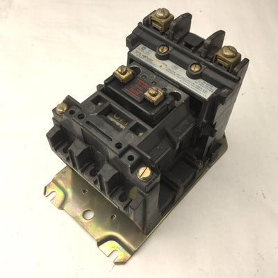Used Allen Bradley 500L-BOD92 Contactor 2P, 115-120VAC Coil, 408/600VAC 30A Contacts