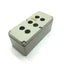 Used Ilme A2M 0920.06 Push Button Enclosure 6x 22mm Holes Aluminum 92x205x86 mm