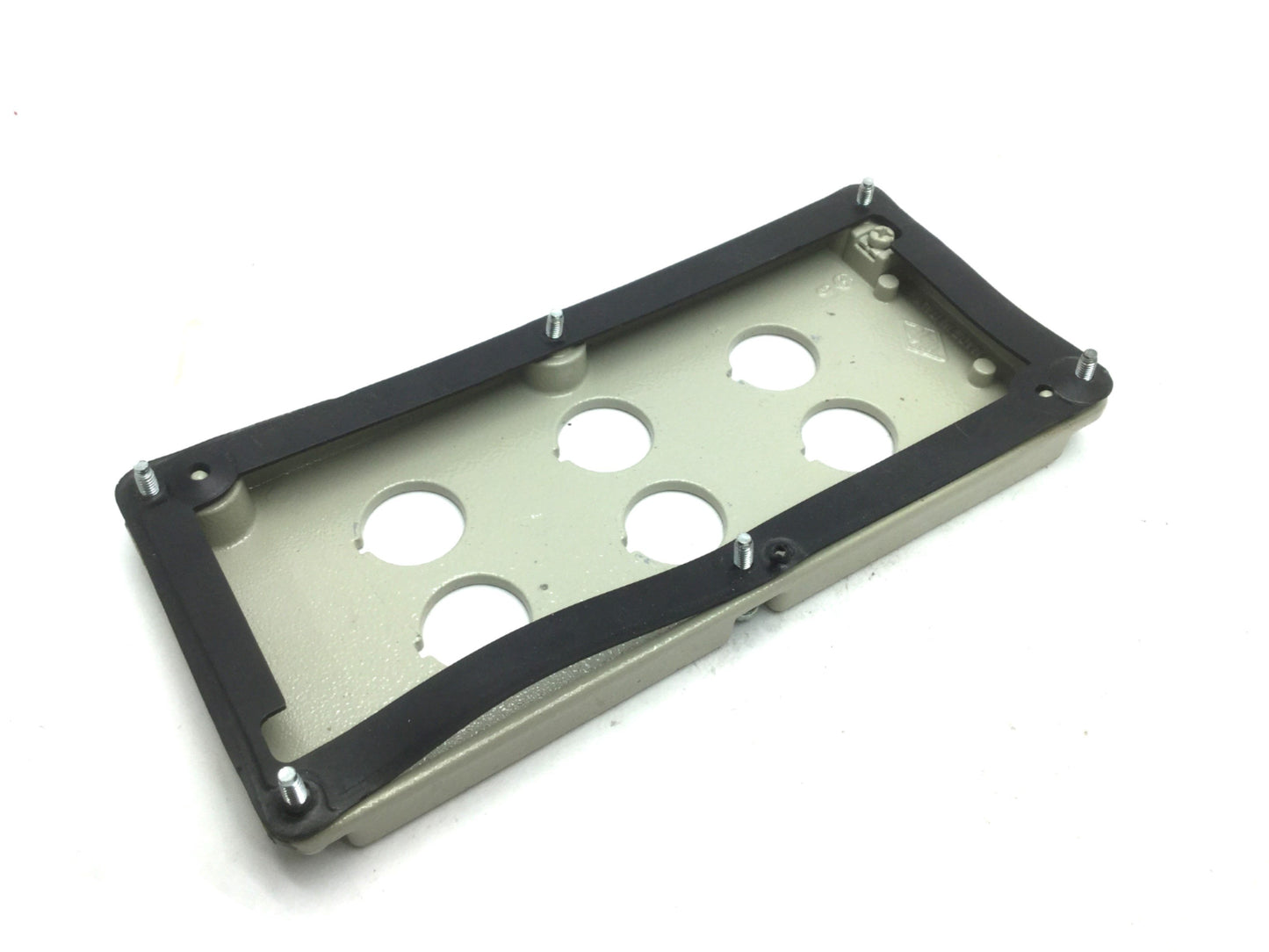 Used Ilme A2M 0920.06 Push Button Enclosure 6x 22mm Holes Aluminum 92x205x86 mm