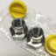 New Lot of 2 Julabo 8890053 Stainless Adapter Fittings M24 x 1.5 Female to 1/4" NPT