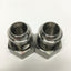 New – Open box Lot of 2 Julabo 8890053 Stainless Adapter Fittings M24 x 1.5 Female to 1/4" NPT