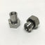 Used Lot of 2 Julabo 8890053 Stainless Adapter Fittings M24 x 1.5 Female to 1/4" NPT