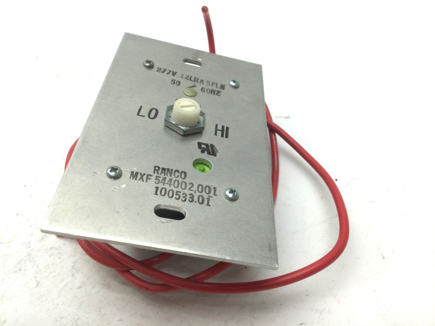 Used Ranco MXF-544002-001 Fan Variable Speed Control Switch 277V 50/60Hz 5FLA
