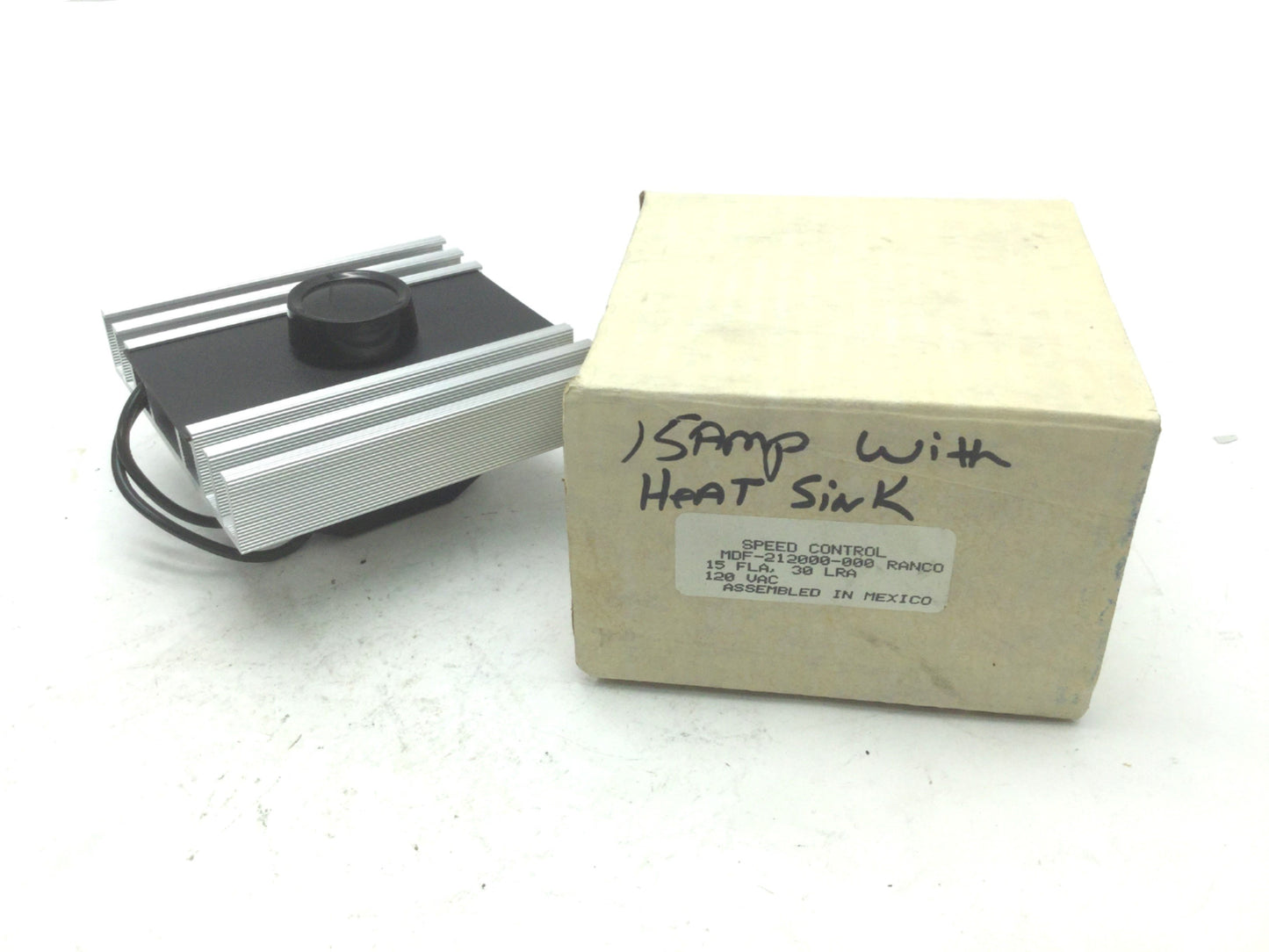 New Ranco MDF-212000-000 Fan Variable Speed Control Switch 120VAC 50/60Hz 15FLA
