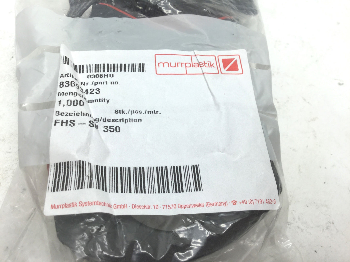 New – Open box Murrplastik FHS-SH 350 83693423 Universal Robot Cable Conduit Mount