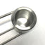 Used Jacketed Tempering Beaker, Stainless Steel, 400mL, Ø3" x 3.5" Cup, 3/8" OD Tube