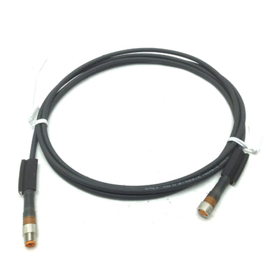 New Lumberg RRSMV 3-RKMV 3-224 Sensor Cable 3-Pin M8 Length: 2m Straight