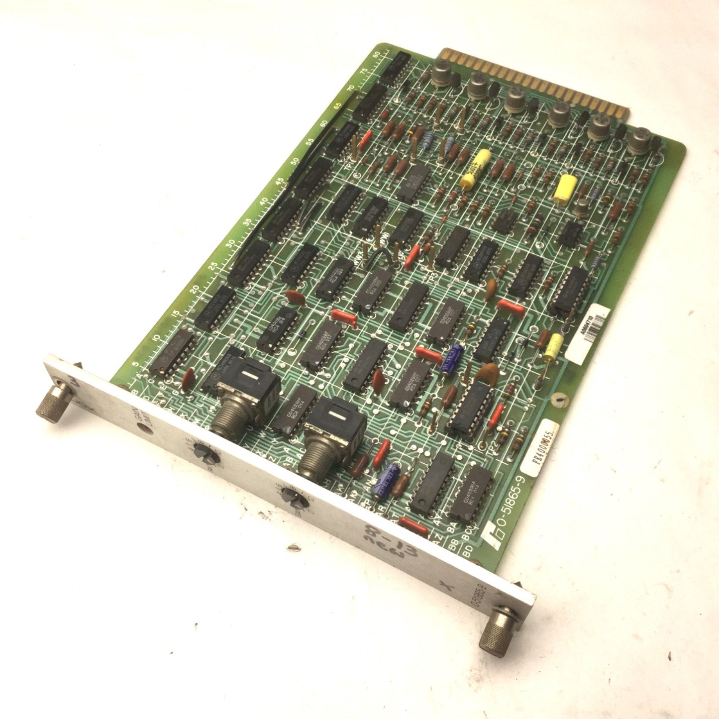 Used Reliance 0-51865-9 CLDK Electric Current Loop Module Card, Rate & Gain Dials