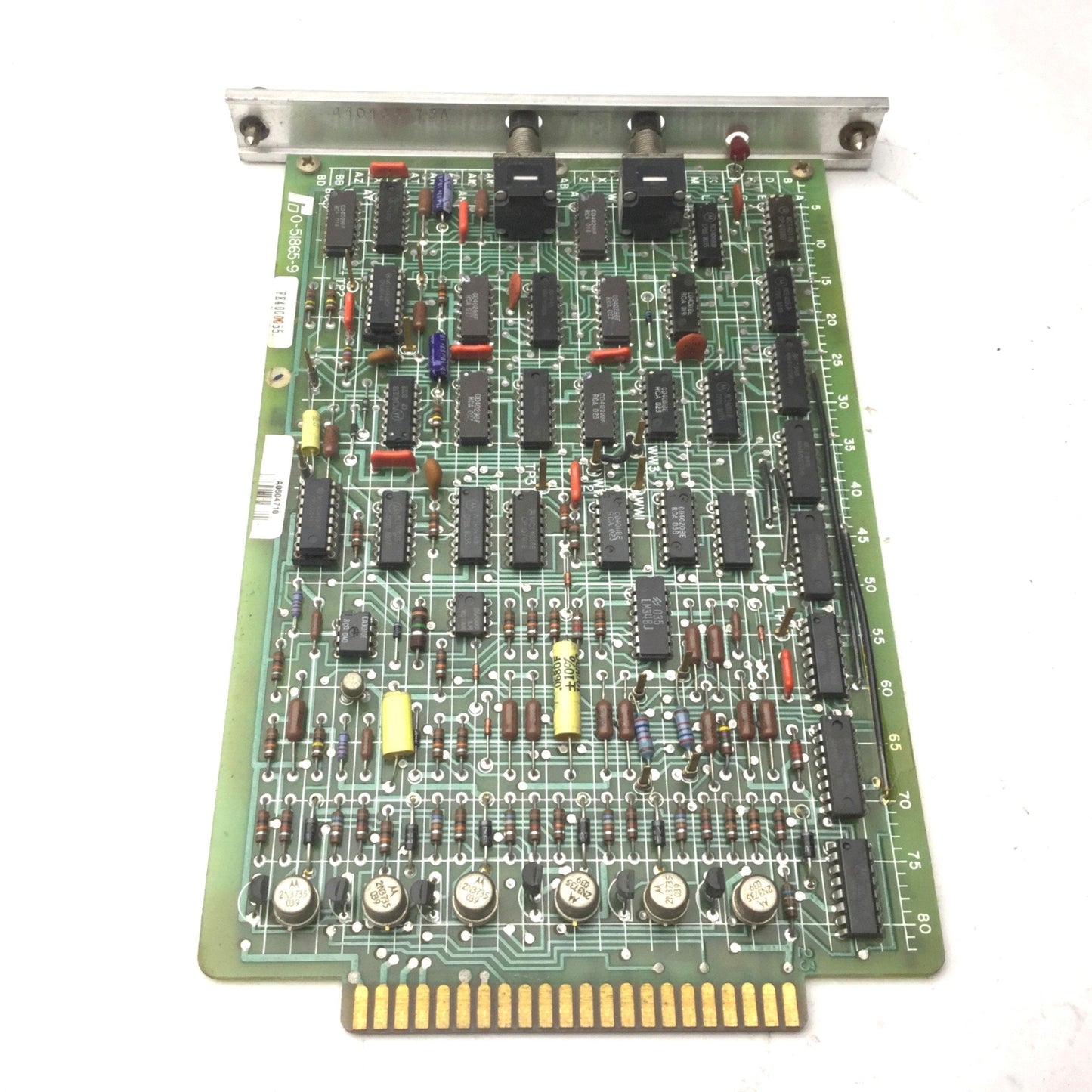 Used Reliance 0-51865-9 CLDK Electric Current Loop Module Card, Rate & Gain Dials