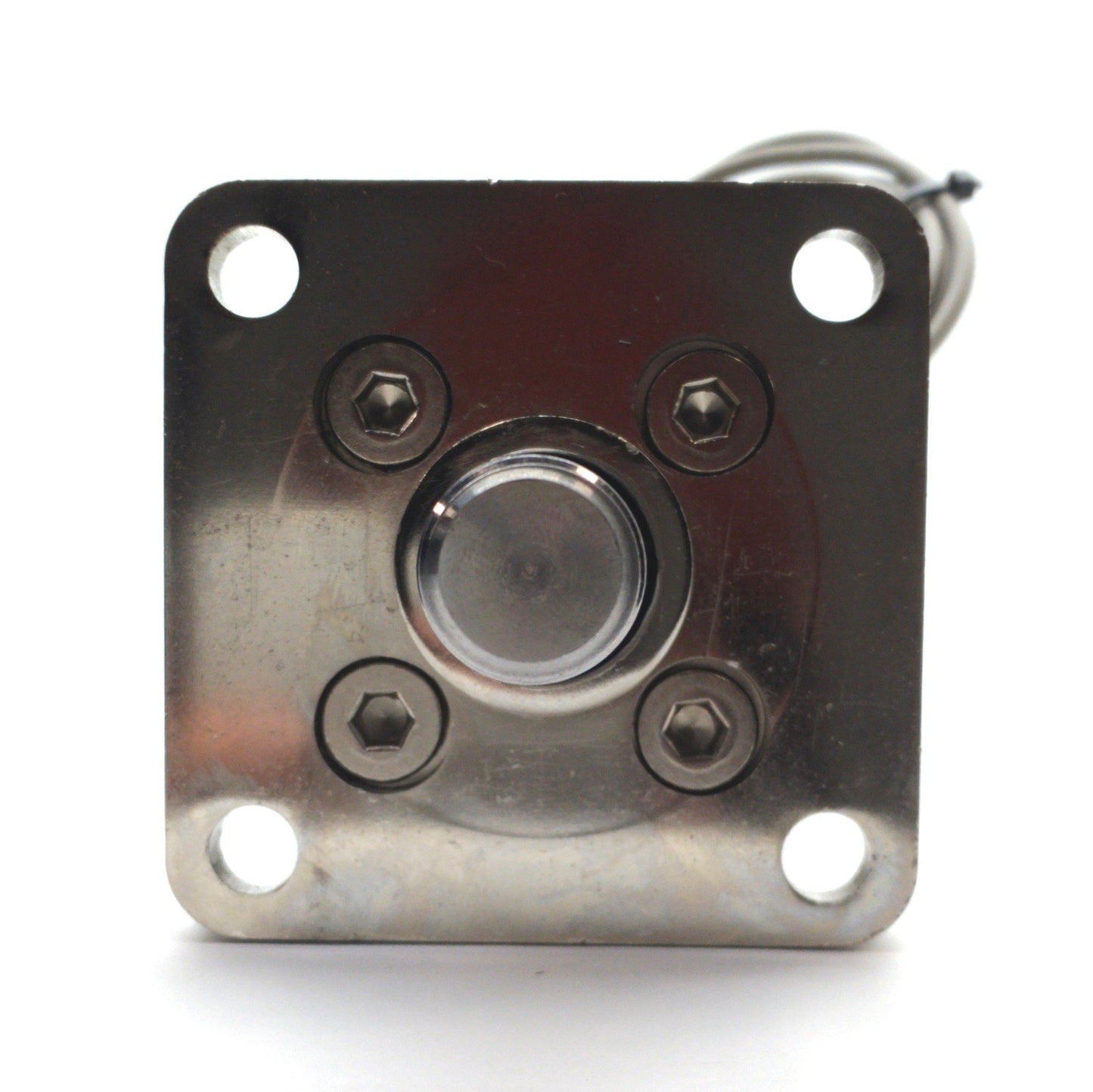 Used SMC CDG1FB50-25 Pneumatic Cylinder, 25mm Stroke, 50mm Bore, 1/4"NPT, 145PSI