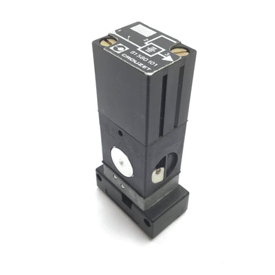 Used Crouzet 81580101 Pneumatic Two-Hand Control Logic Relay Module, With Sub Base