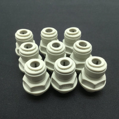 New – Open box Lot of 9 New DMfit AMCB0404 Pneumatic Fitting Straight 1/4" Tube to 1/4" BSP