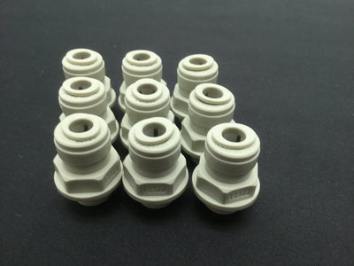 New – Open box Lot of 9 New DMfit AMCB0404 Pneumatic Fitting Straight 1/4" Tube to 1/4" BSP