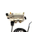 Used SMC VQ2400R-5C 3-Position Exhaust Center Solenoid Valve 0.1-0.7MPa Coil: 24VDC