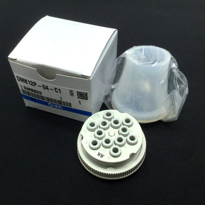 New SMC DMK12P-04-C1 Multi Connector Plug W/ One Touch Fittings 4mm x12 Ports