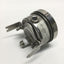 Used McDaniel 316SS Tube Socket 2.5" Safety Glass Pressure Gauge 0-100psi, 1/4" NPT
