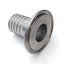 Used Tri-Clamp Sanitary Fitting/Adapter 1" Ladish to 3/4" Barb, 304SS, 1 5/8" Long