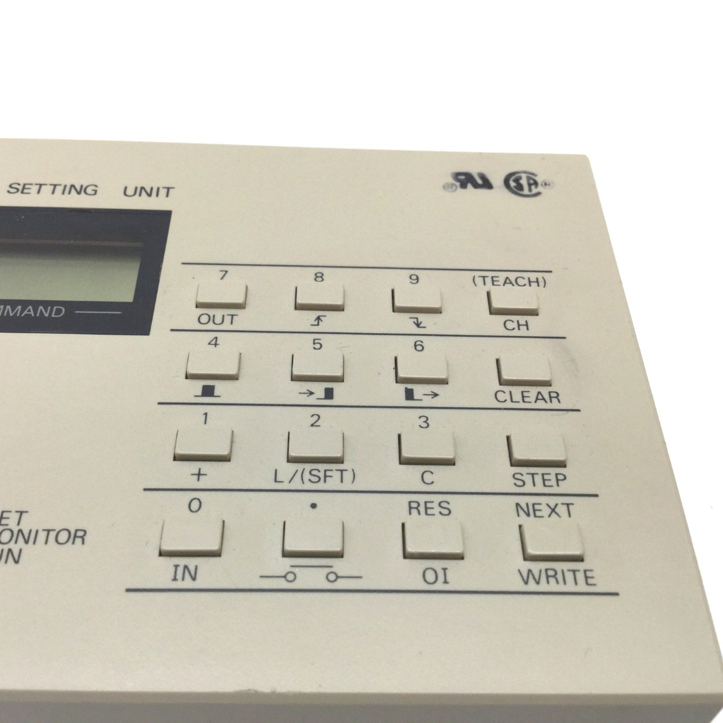 Used Omron S3D-P-US Programming Sensor Control Setting Unit Program Module