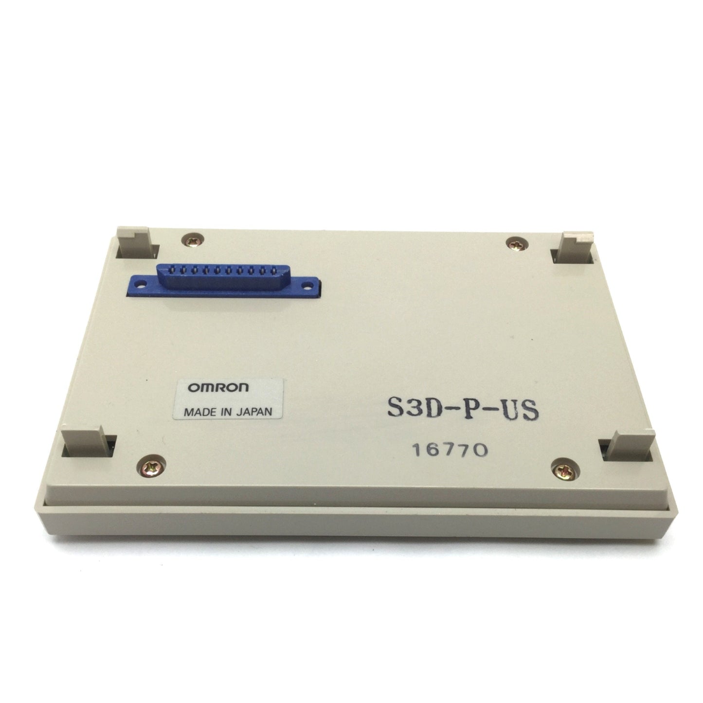 Used Omron S3D-P-US Programming Sensor Control Setting Unit Program Module