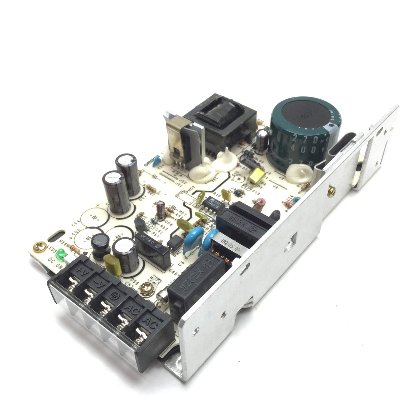 Used Omron S82J-05024A Power Supply, Input: 100-240VAC 1.4A, Output: 24VDC 2.1A