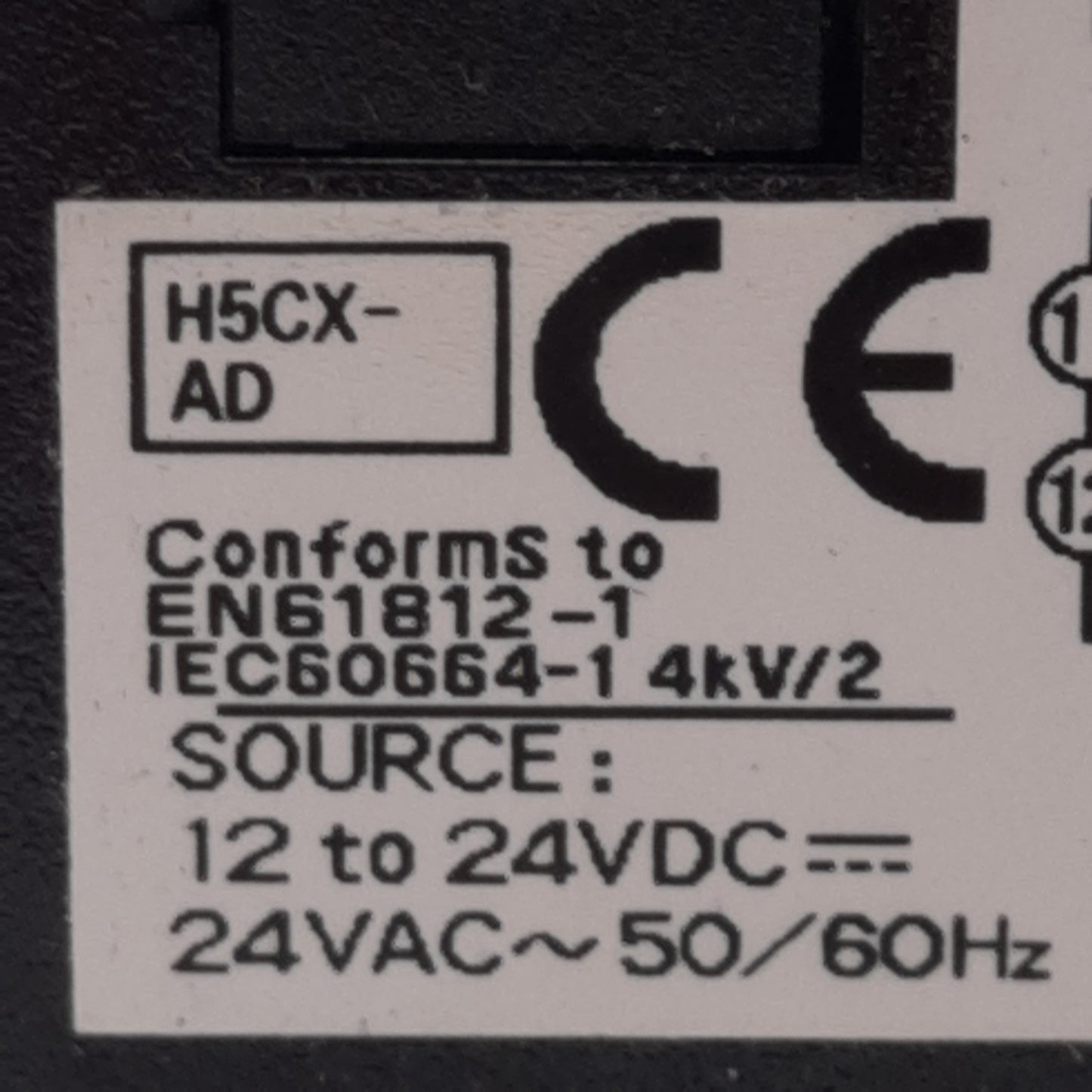 Used Omron H5CX-AD Digital Timer, Supply: 12-24VDC/24VAC 50/60Hz, PNP/NPN Input