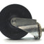 Used Lot of 4 Faultless Swivel Wheel Casters, 4" Dia. 1" Wide, 4 3/4" Height w/Brake
