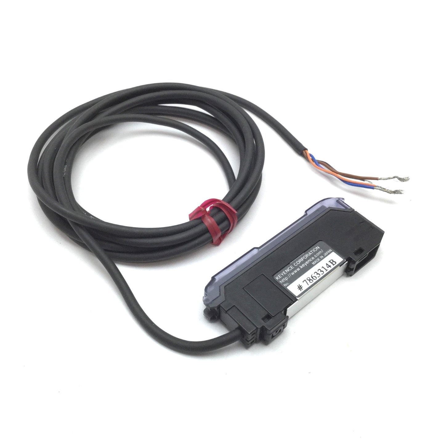 Used Keyence FS-V31M Photoelectric Sensor Fiber Optic Amplifier, 12-24VDC, NPN