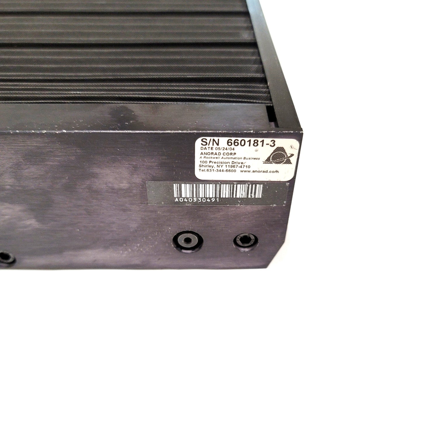 Used Anorad LW10-30-L High Prescision Brushless Linear Stage Travel: 30", Load: 110kg