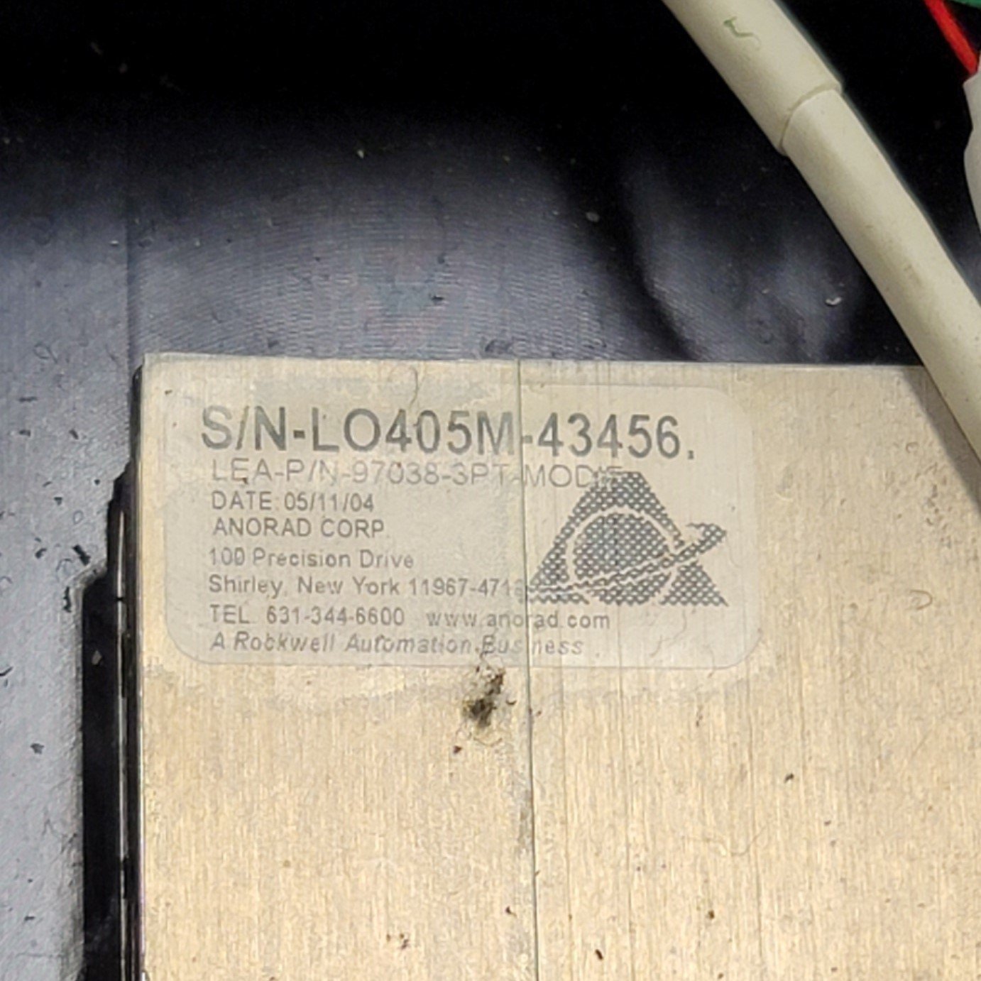 Used Anorad LW10-30-L High Prescision Brushless Linear Stage Travel: 30", Load: 110kg