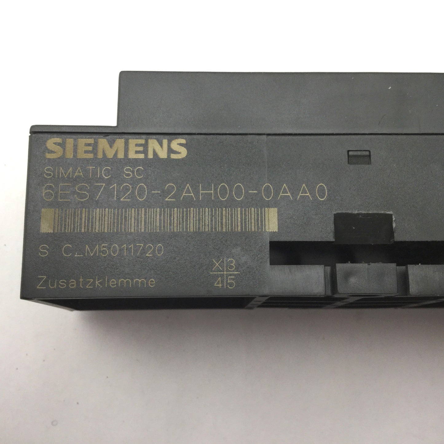 Used Siemens 6ES7120-2AH00-0AA0 Terminal Block, Simatic SC Series, 16 Channel Module