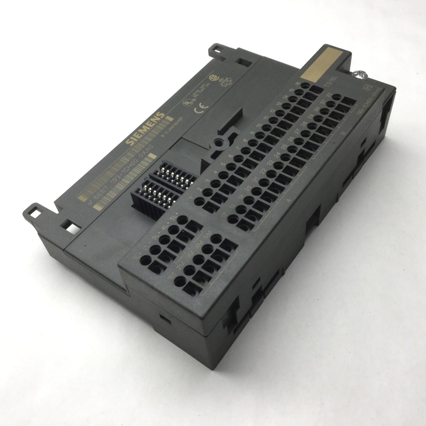 Used Siemens 6ES7 193-1CH00-0XA0 Terminal Block 24VDC 0.5A For Simatic DP & ET 200L