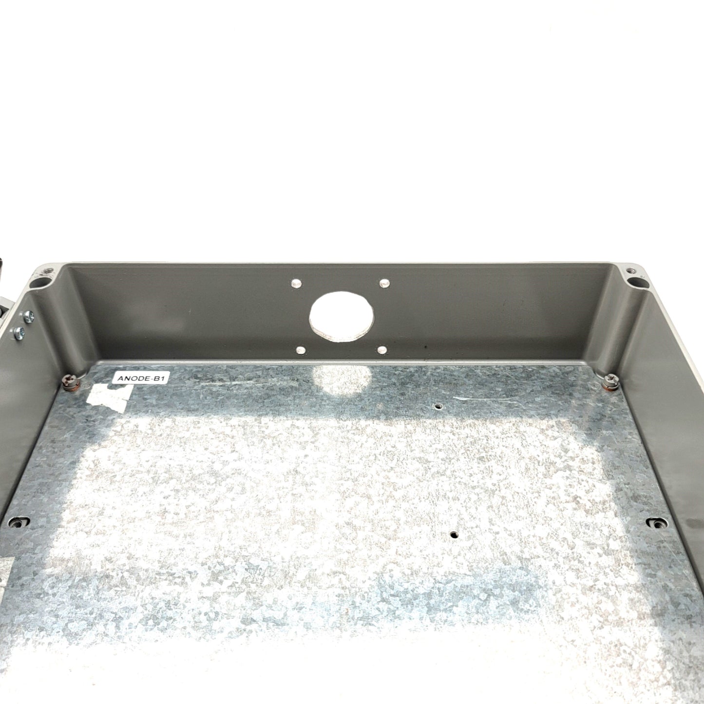 Used Hoffman Cast Aluminum HMI Enclosure Hinged Inside 15"x10"x4" Outside 16"x6"x10"
